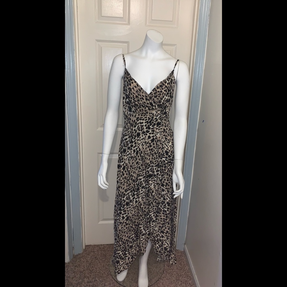 Auguste wrap animal print dress size 6